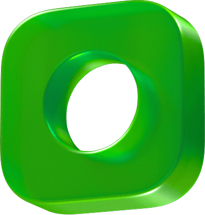 3D Green Shape